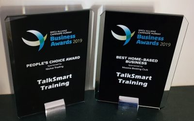 TalkSmart Training wins 2019 Campaspe Murray Business Awards